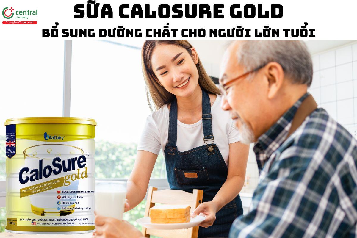 Sữa Calosure Gold - Giúp bổ sung dưỡng chất cho người lớn tuổi