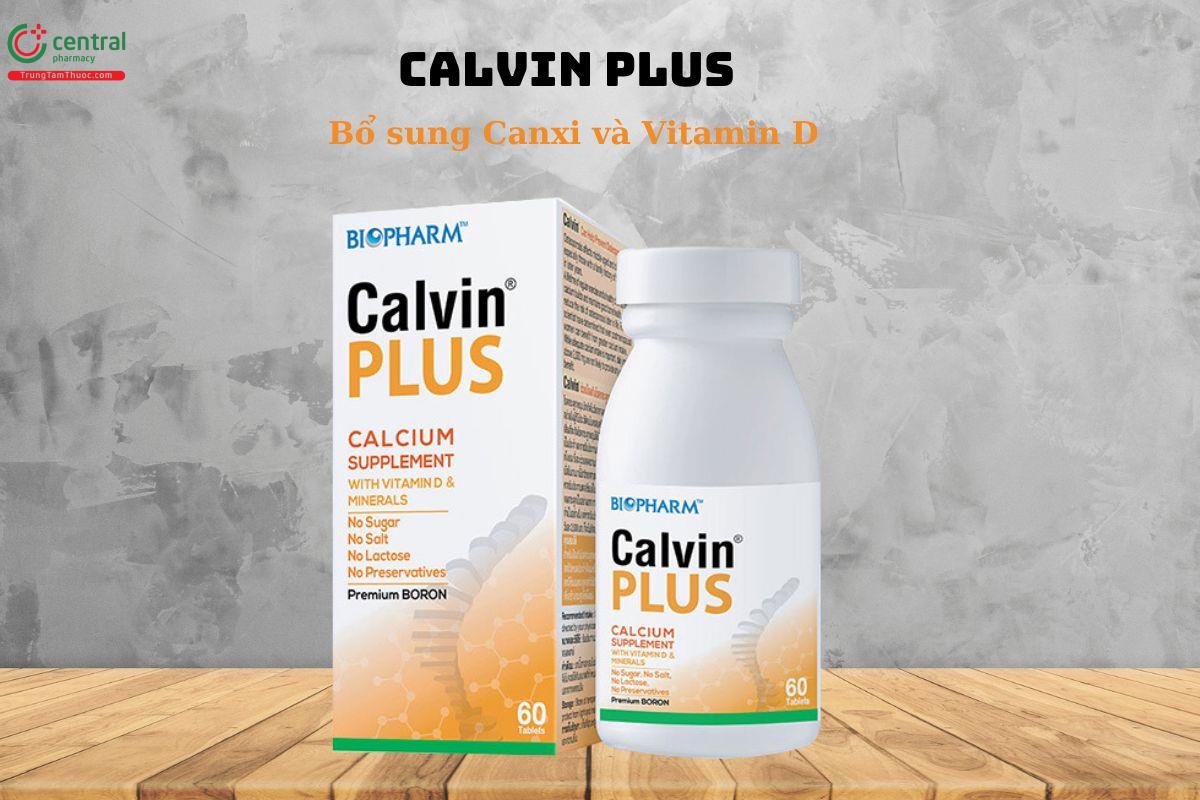 Thuốc Calvin Plus bổ sung calci, vitamin D3, phòng ngừa loãng xương