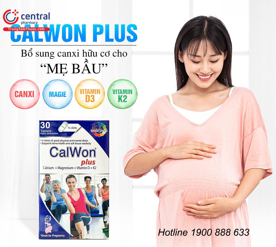 Calwon Plus tốt cho bà bầu