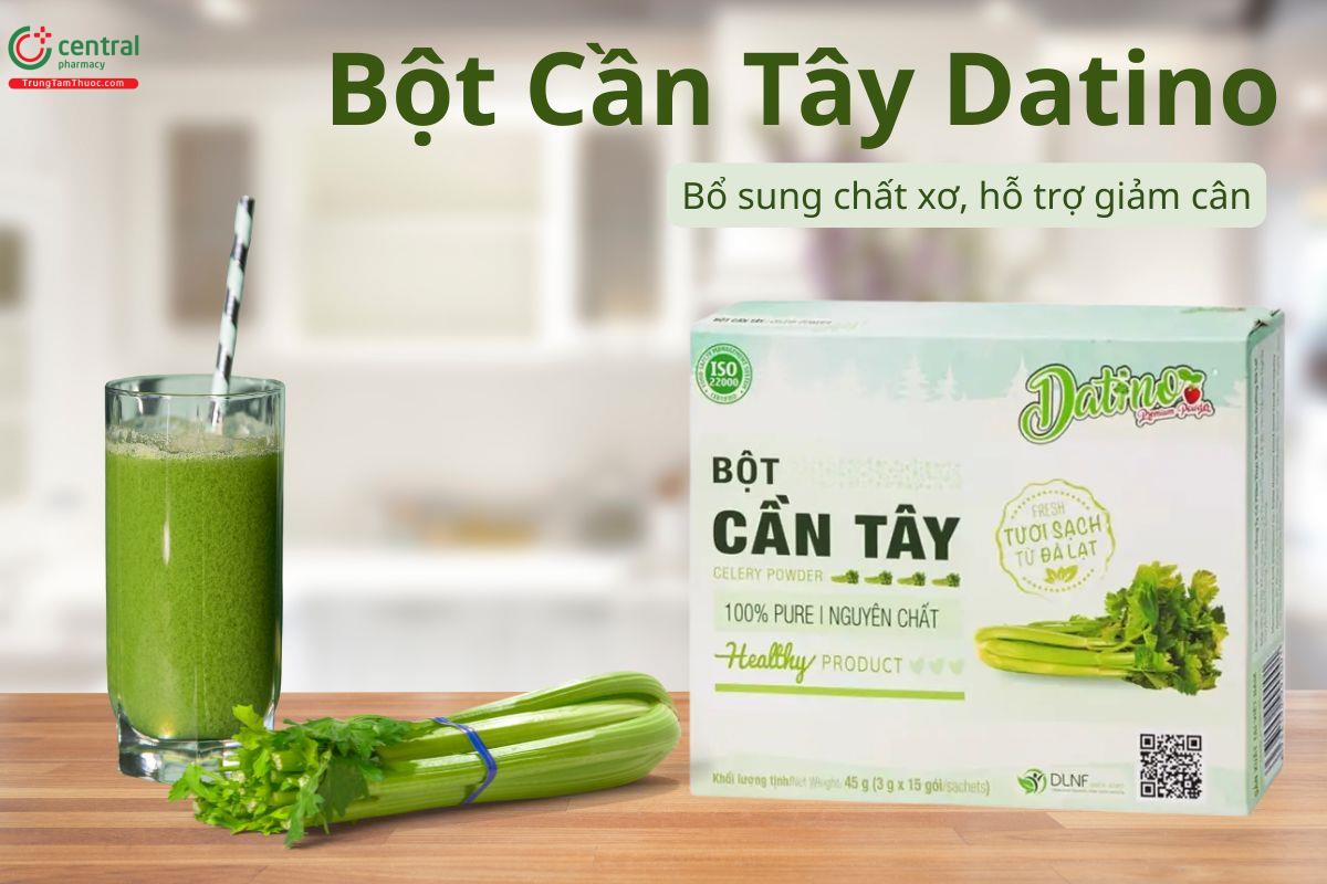 Bột Cần tây Datino hỗ trợ bố sung chất xơ, giúp giảm cân