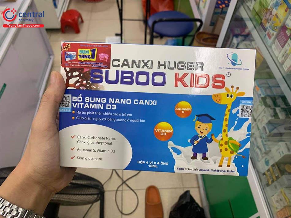 Canxi Huger Suboo Kids giúp trẻ xương chắc khỏe