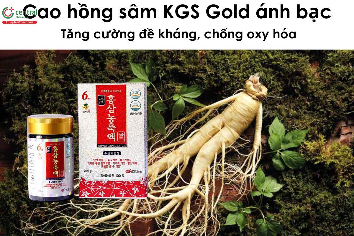 Cao hồng sâm KGS Gold ánh bạc - tăng cường đề kháng, chống oxy hóa