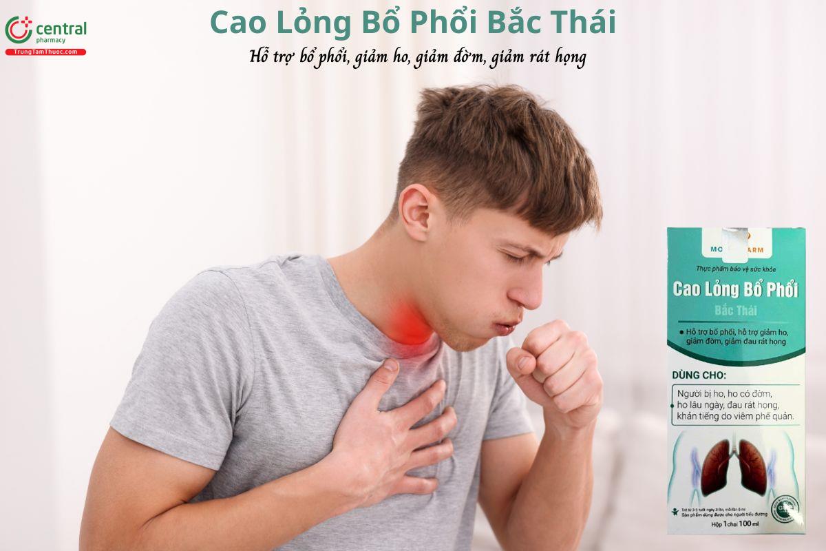 Cao Lỏng Bổ Phổi Bắc Thái - Hỗ trợ giảm ho, giảm đờm, giảm đau rát họng