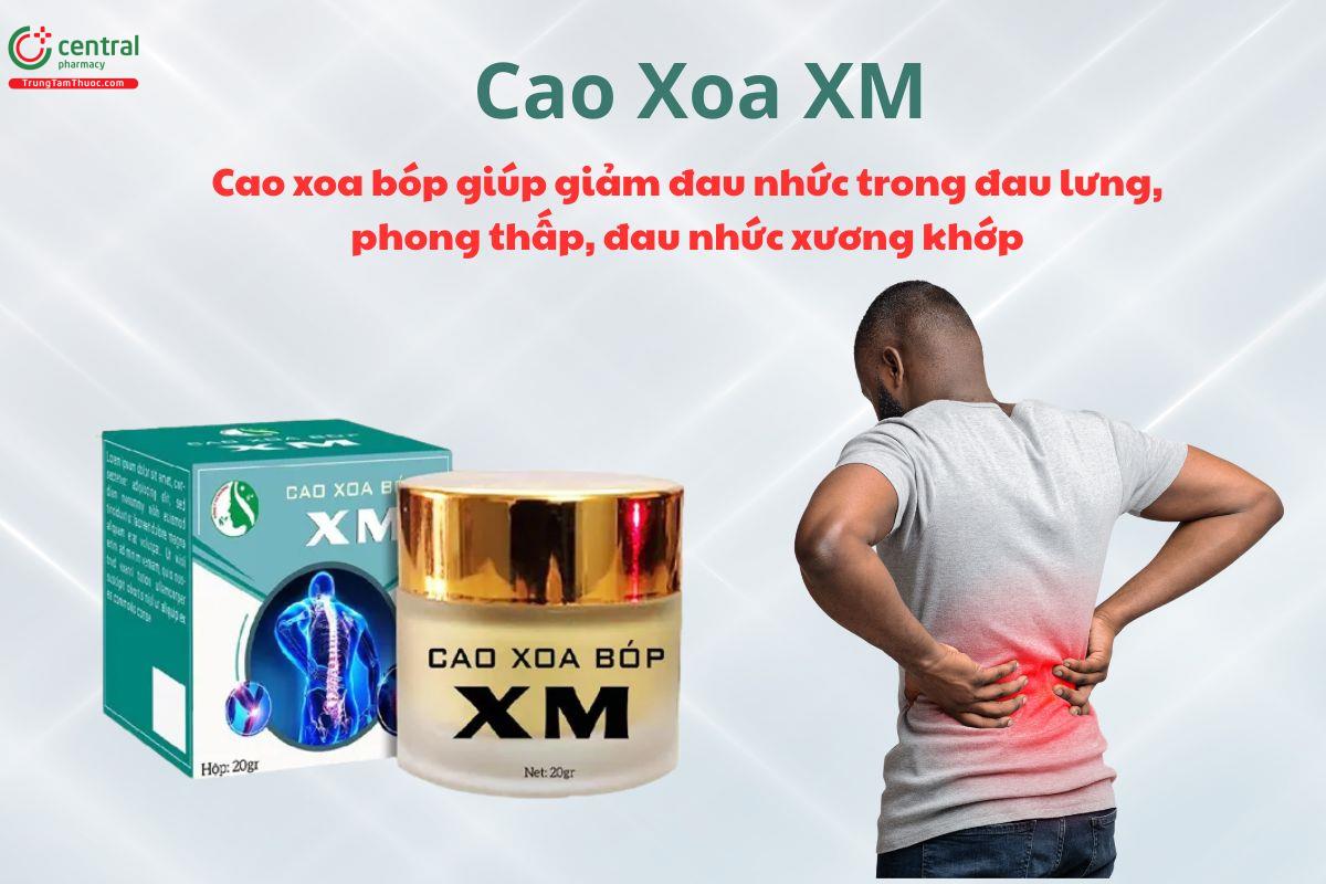 Cao Xoa Bóp XM - Giảm đau nhức cơ khớp, đau lưng, bầm tím