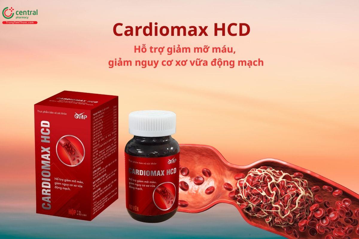 Cardiomax HCD hỗ trợ giảm nguy cơ xơ vữa động mạch