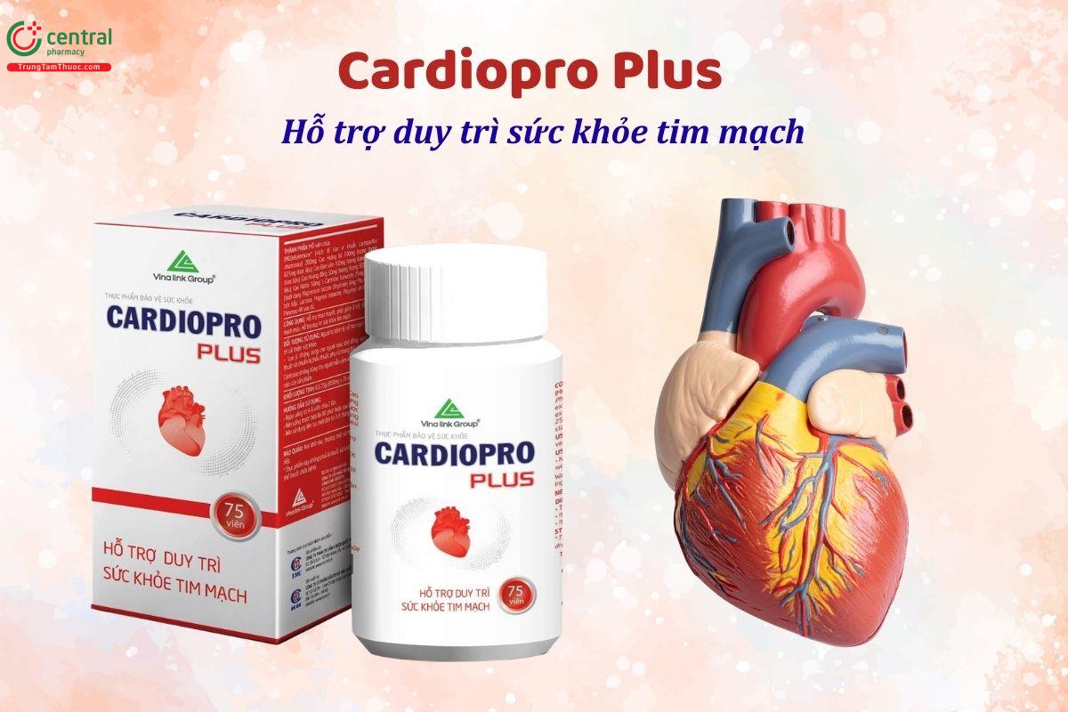  Cardiopro Plus hỗ trợ bảo vệ sức khỏe tim mạch