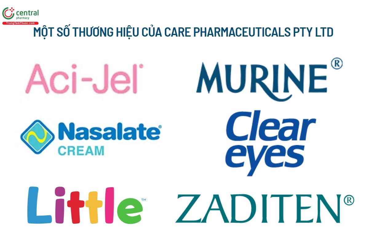 Một số thương hiệu của Care Pharmaceuticals Pty Ltd