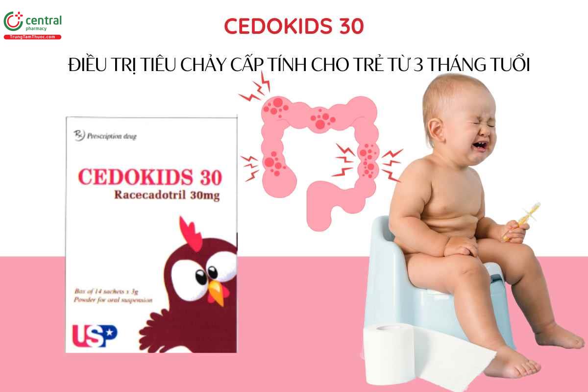 Chỉ định Thuốc Cedokids 30