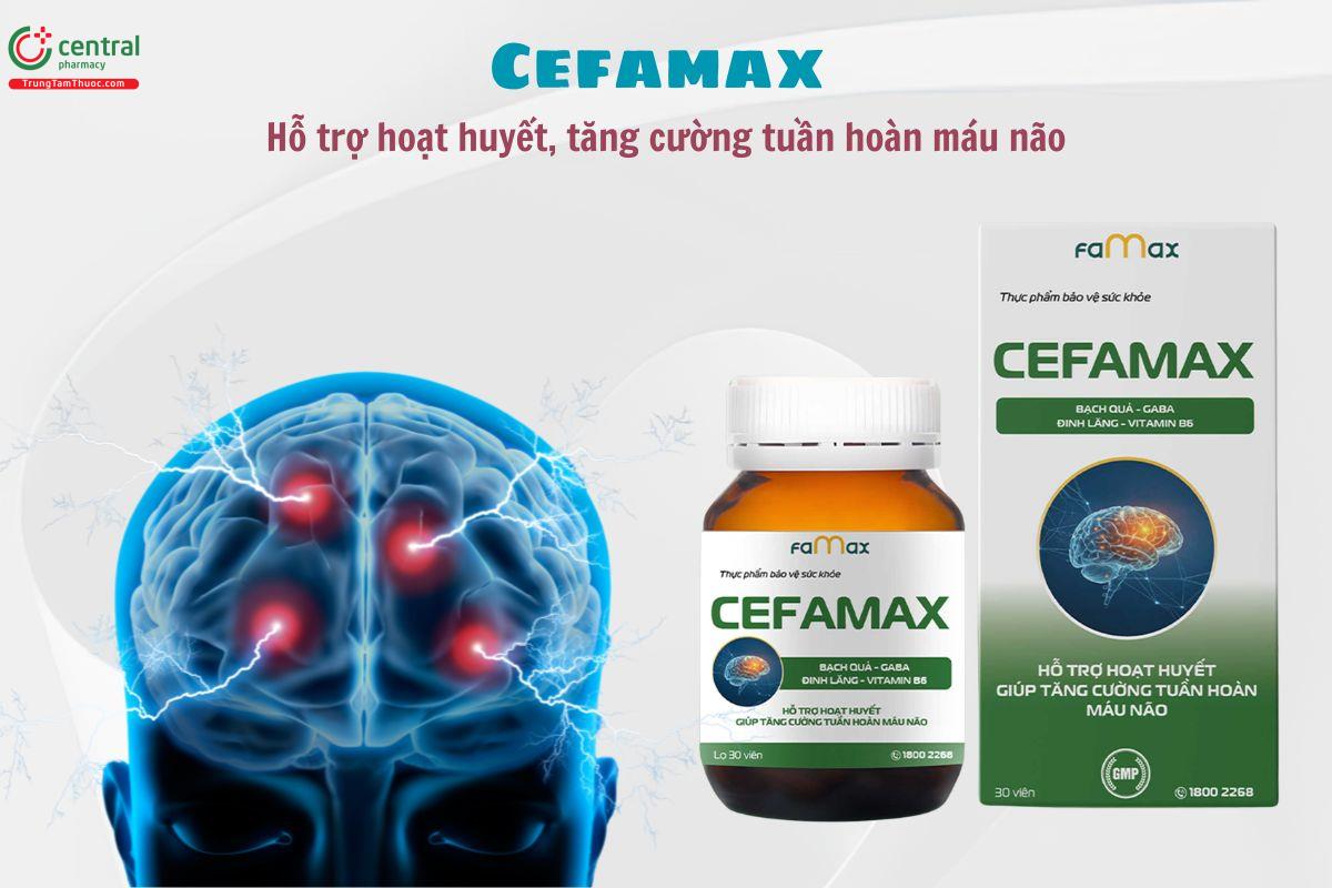 Cefamax Famax giúp hoạt huyết, tăng cường tuần hoàn máu
