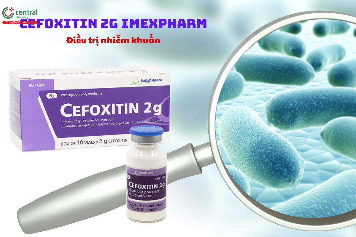 Thuốc Cefoxitin 2g Imexpharm 