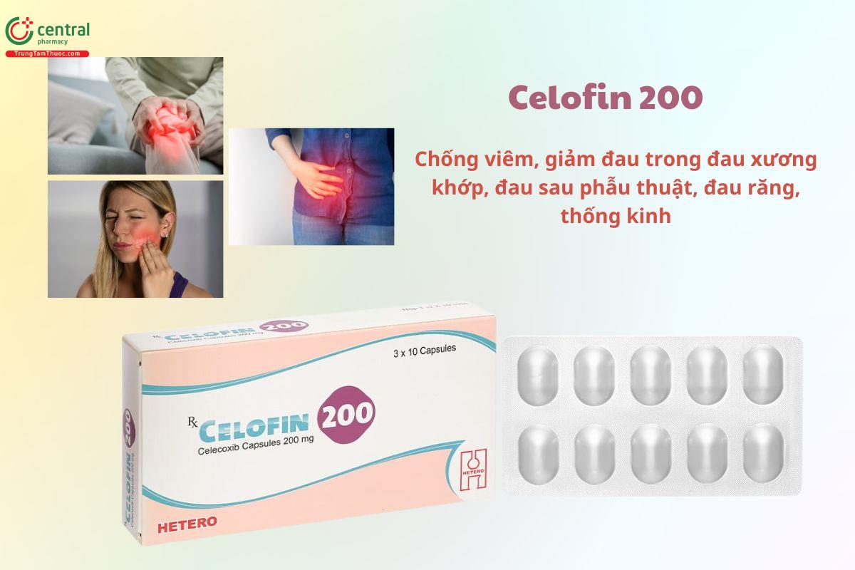 Thuốc Celofin 200 - Giảm đau xương khớp, đau sau phẫu thuật