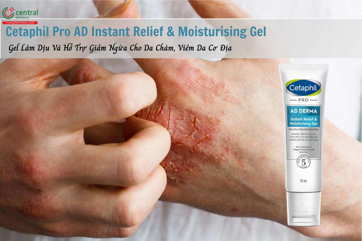 Gel làm dịu, giảm ngứa da Cetaphil Pro AD Derma Instant Relief & Moisturising Gel