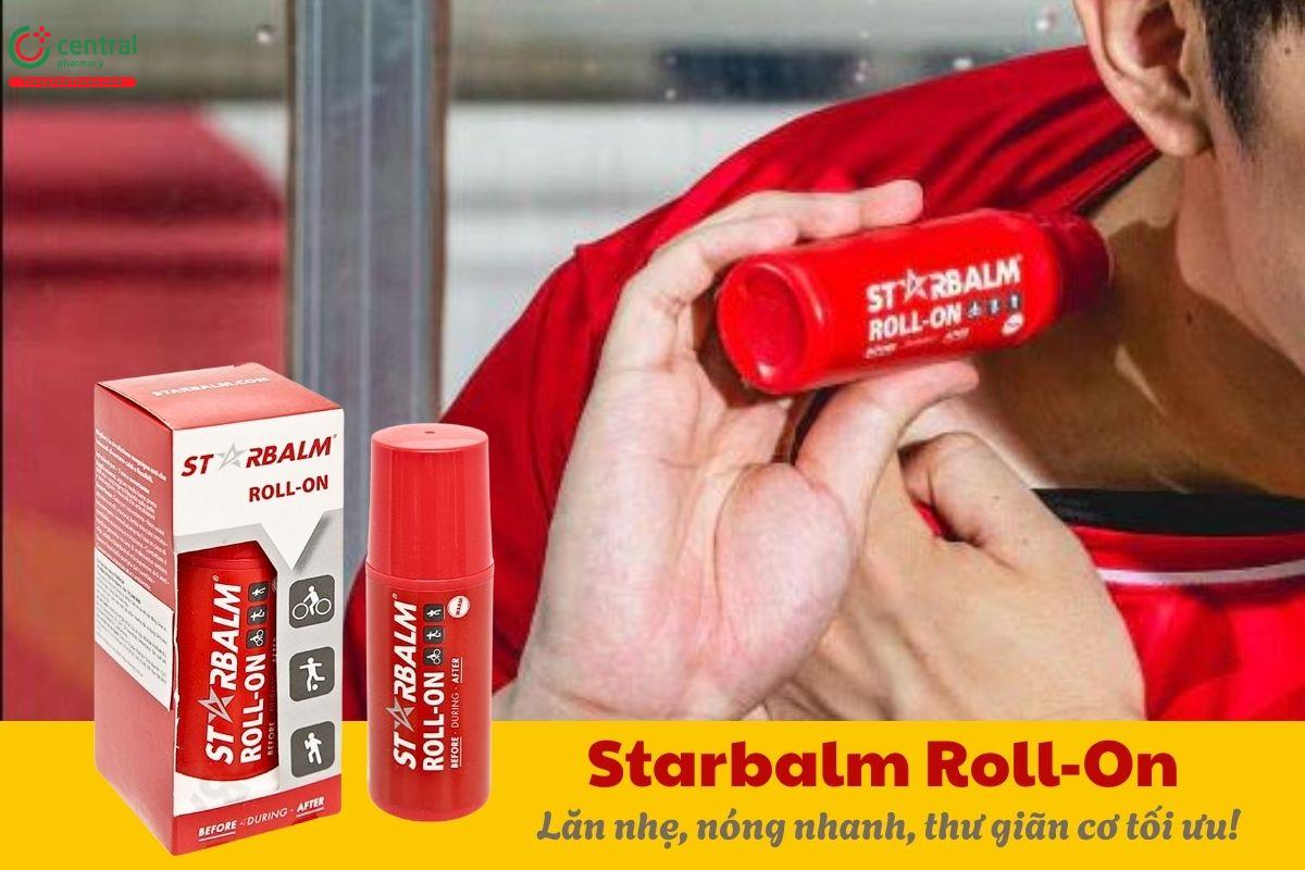 Chai lăn Starbalm Roll-On - Lăn nhẹ, nóng nhanh, thư giãn cơ tối ưu!