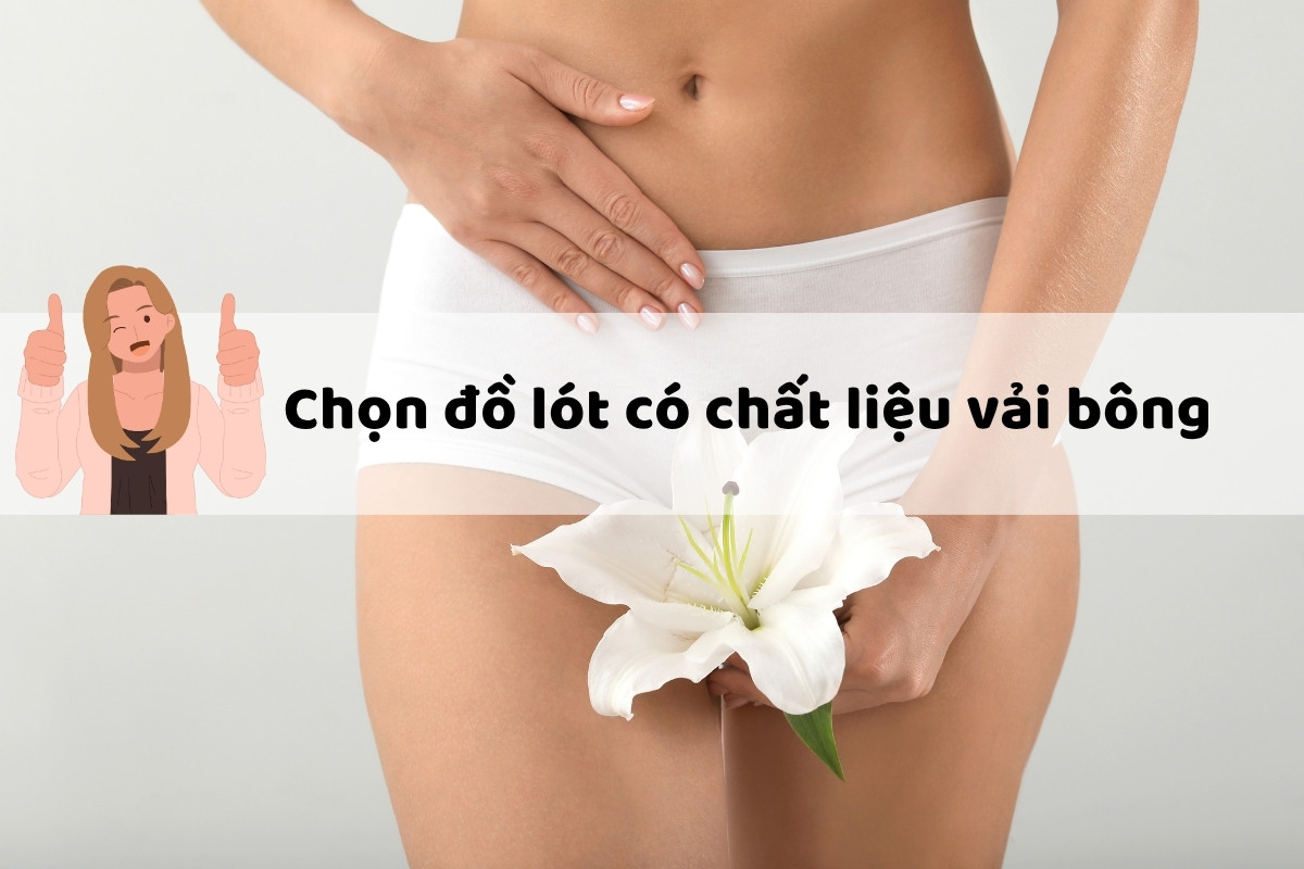 Mặc quần lót cotton
