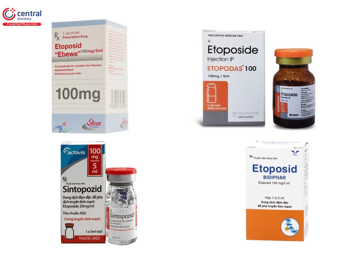Một số chế phẩm Etoposid 