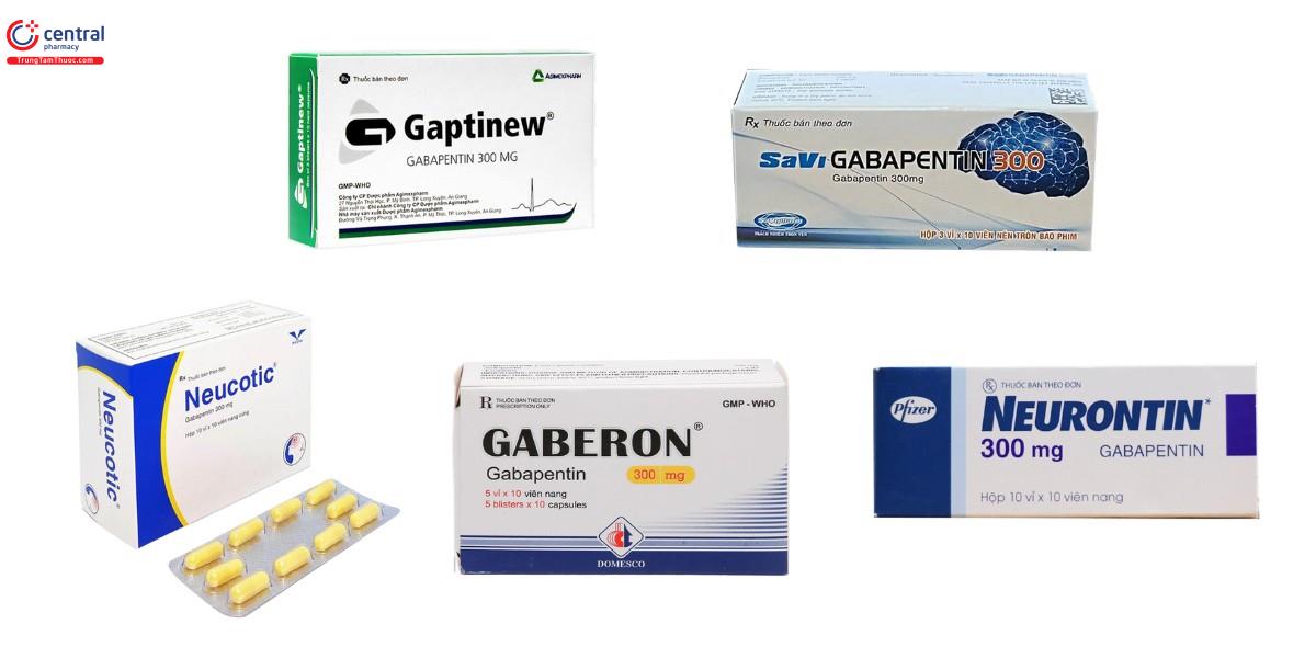 Các chế phẩm có chứa Gabapentin