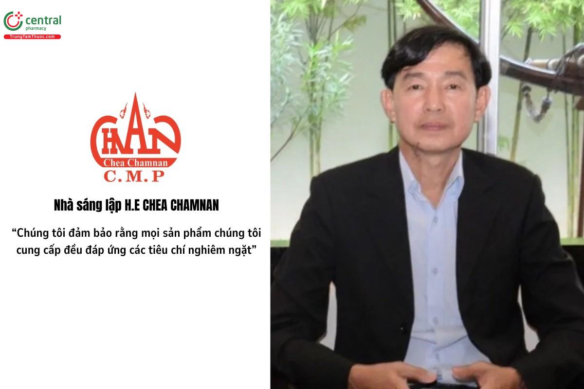 Nhà sáng lập của công ty Chea Chamnan Laboratoire Co.,ltd