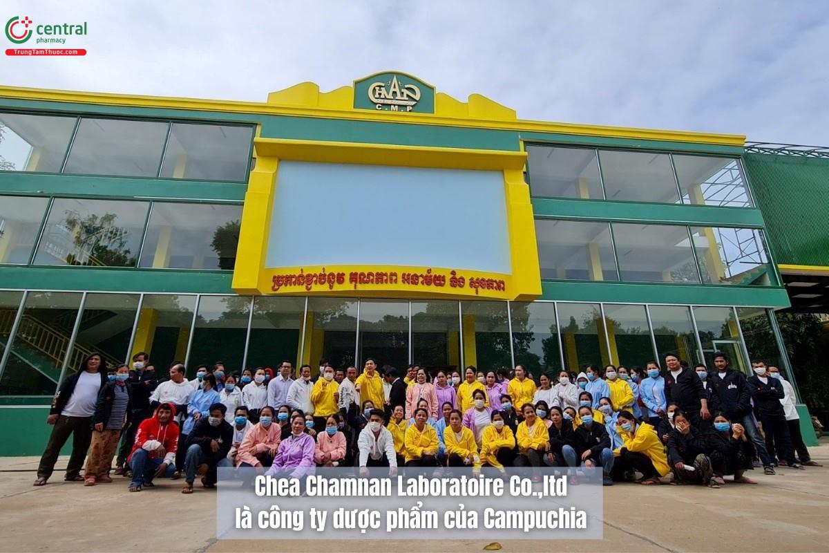 Chea Chamnan Laboratoire Co.,ltd là công ty dược tới từ Campuchia