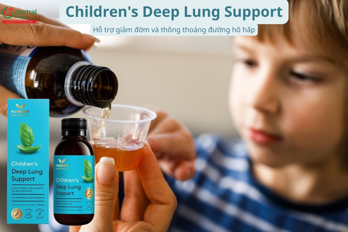 Children's Deep Lung Support hỗ trợ làm thông thoáng đường hô hấp