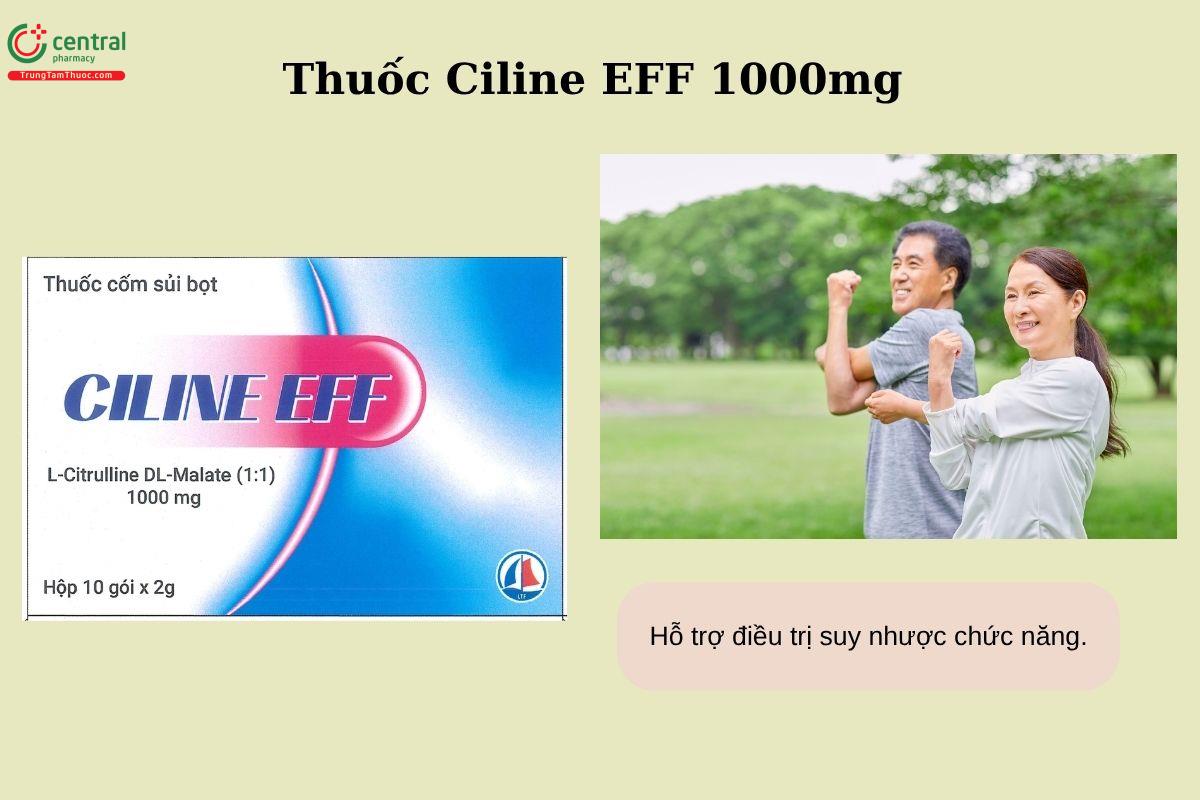 Chỉ định của thuốc Ciline EFF 1000mg