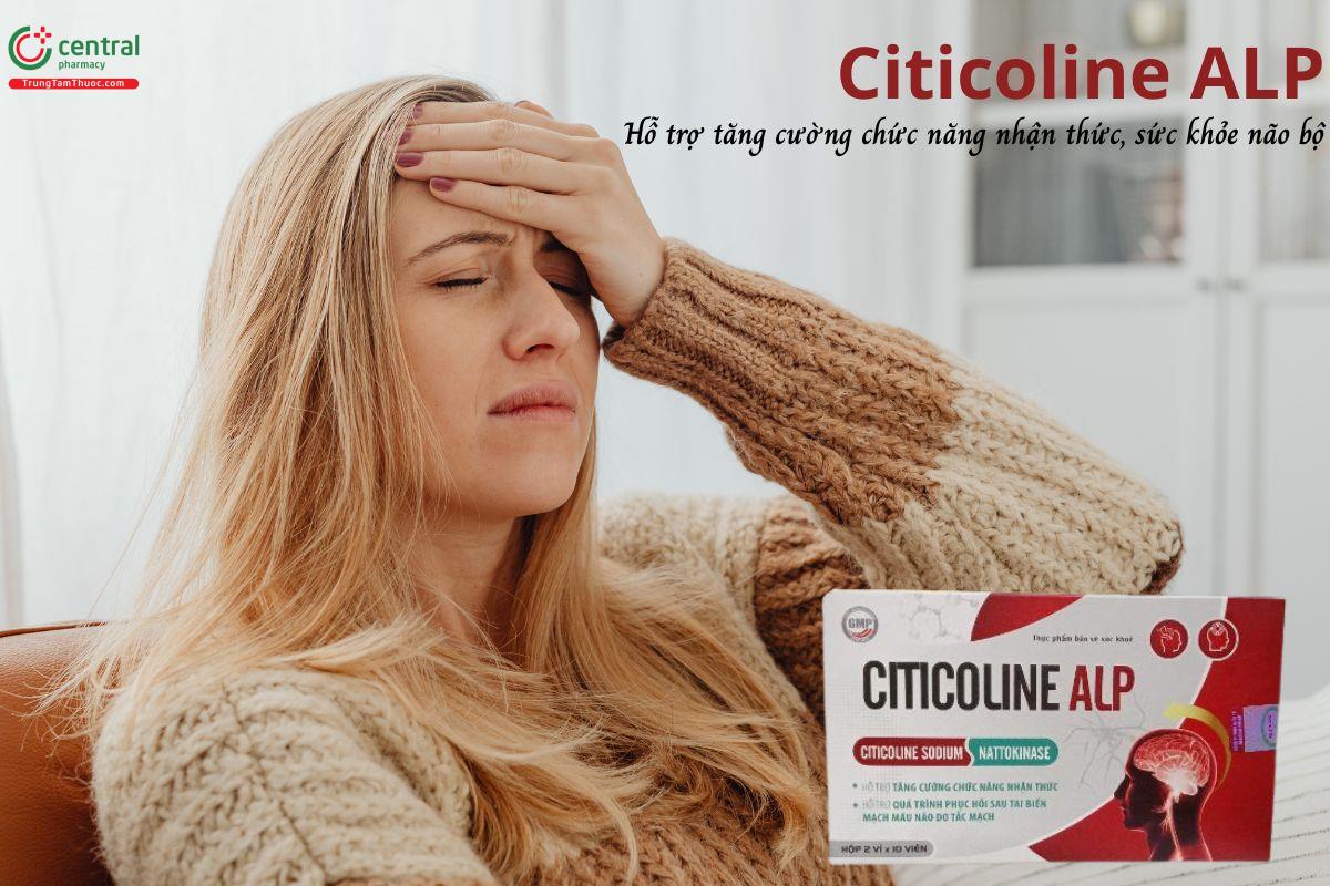 Citicoline ALP - Tăng cường chức năng nhận thức, sức khỏe não bộ