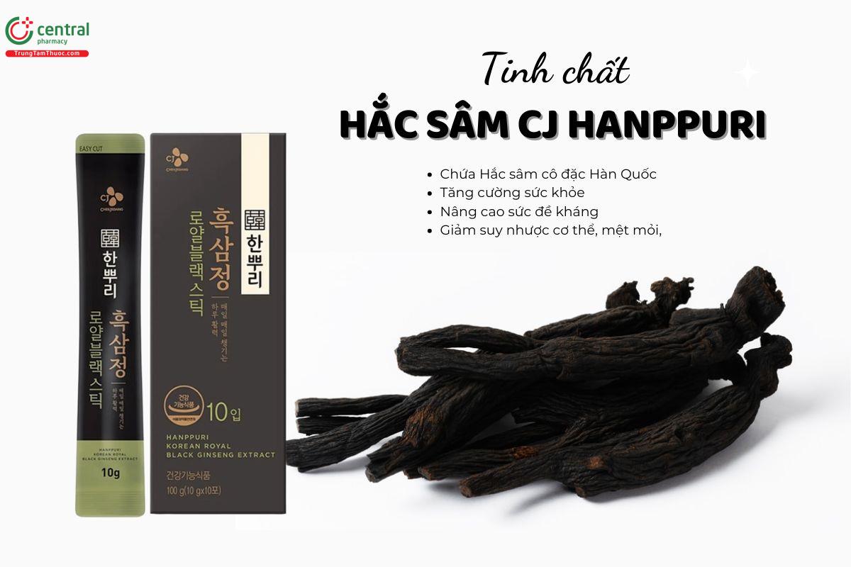 CJ Hanppuri Korean Royal Black Ginseng Extract hỗ trợ tăng đề kháng