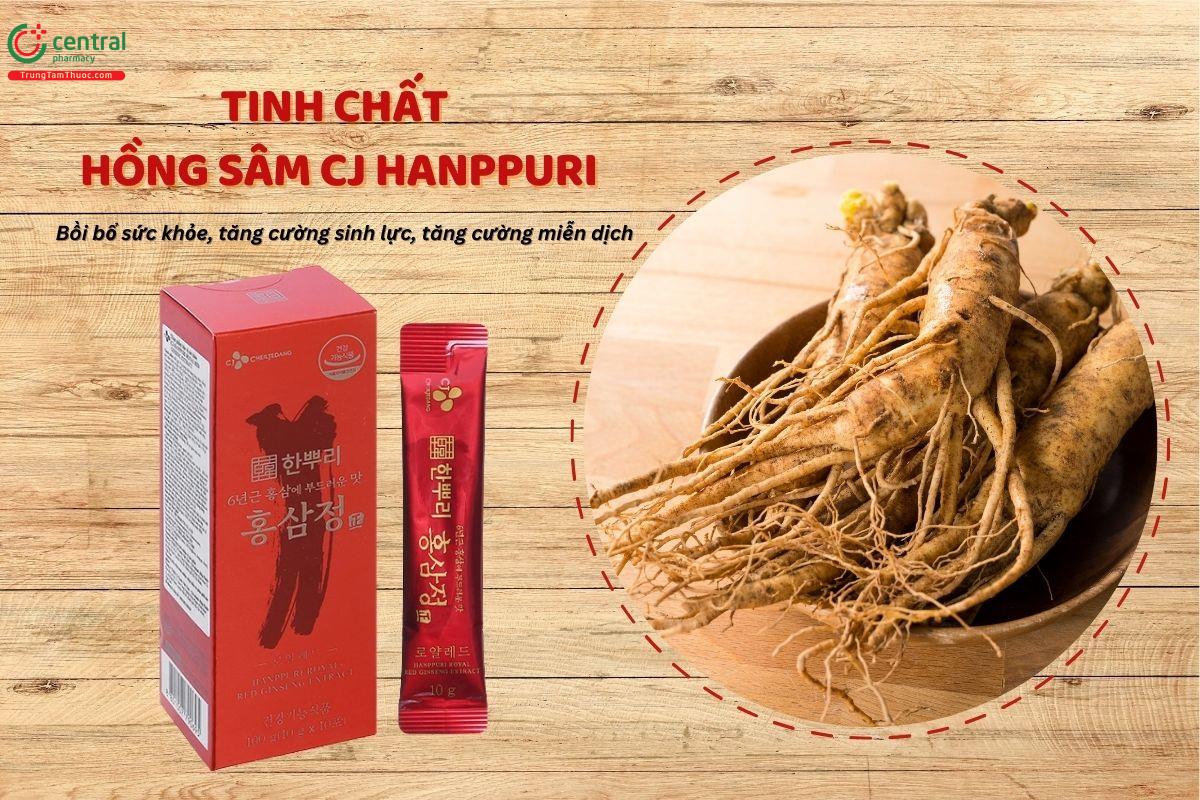 CJ Hanppuri Korean Royal Red Ginseng Extract hỗ trợ tăng cường sức khỏe