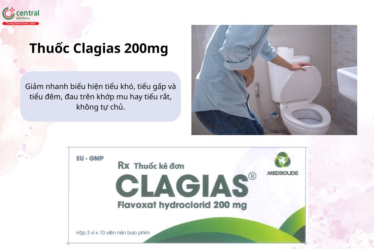 Chỉ định của thuốc Clagias 200mg