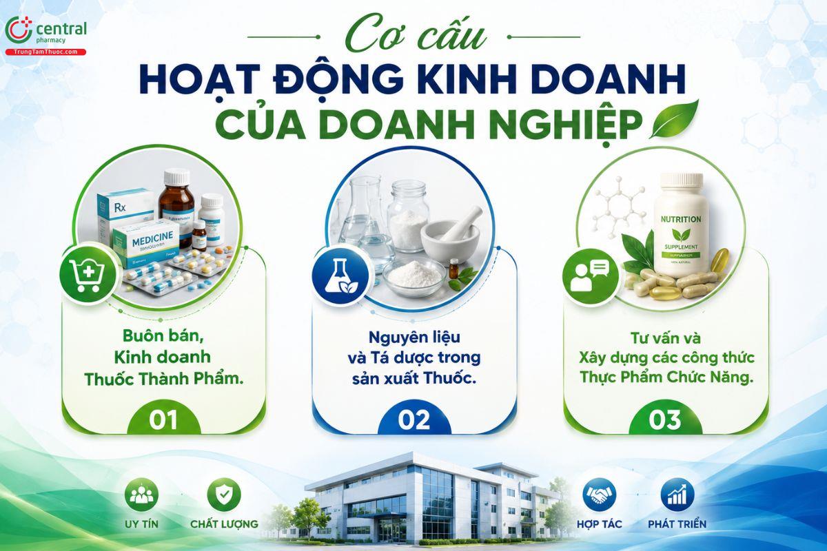 Cơ cấu hoạt động kinh doanh của doanh nghiệp