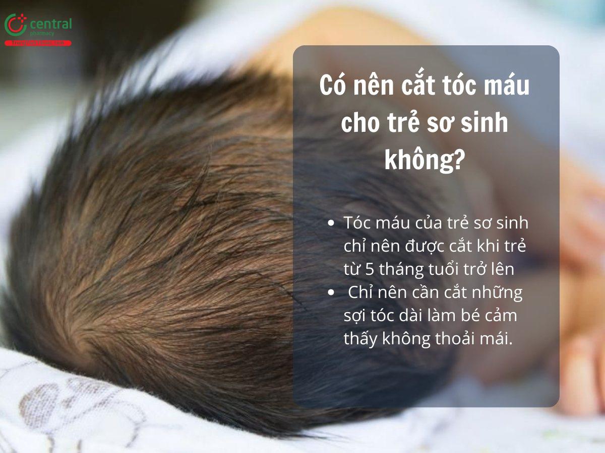 Có nên cắt tóc máu cho trẻ sơ sinh không?