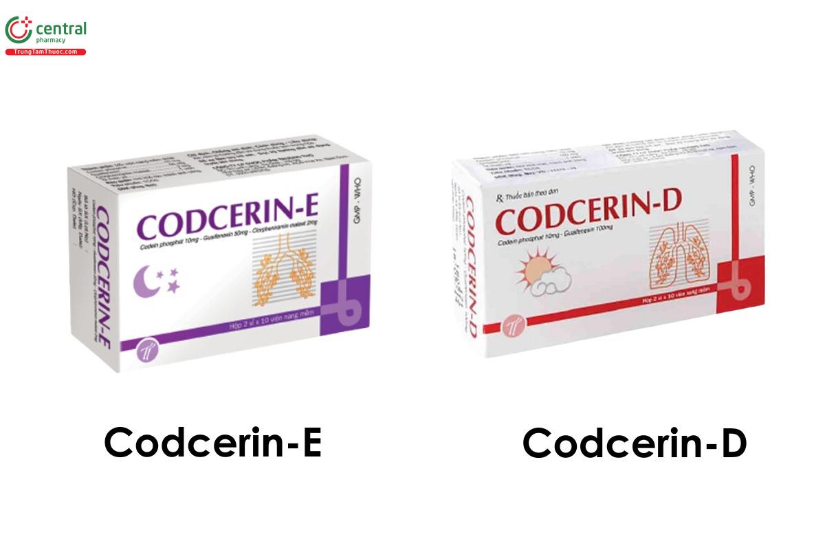 Hình ảnh Codcerin-E và Codcerin-D 