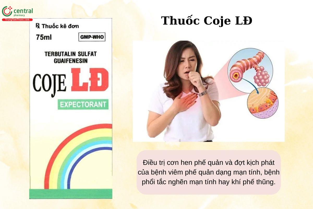 Chỉ định của thuốc Coje LĐ