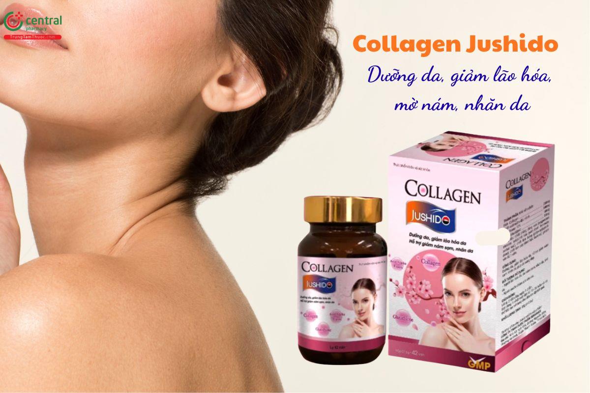 Collagen Jushido - Dưỡng da, mờ nám, thâm sạm, giảm lão hóa da