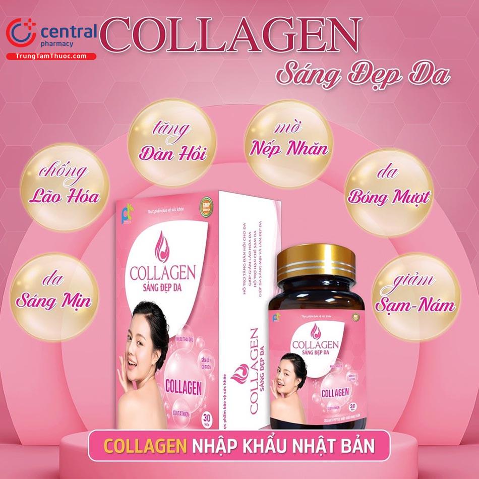 Hình 1: Thành phần của Viên uống Collagen Sáng Đẹp Da