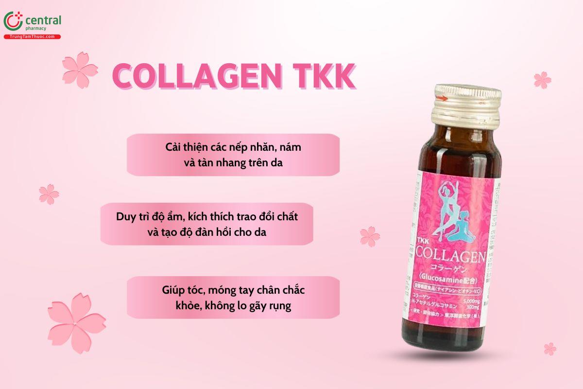 Collagen TKK tăng cường độ ẩm, độ đàn hồi cho da, ngăn ngừa lão hóa 