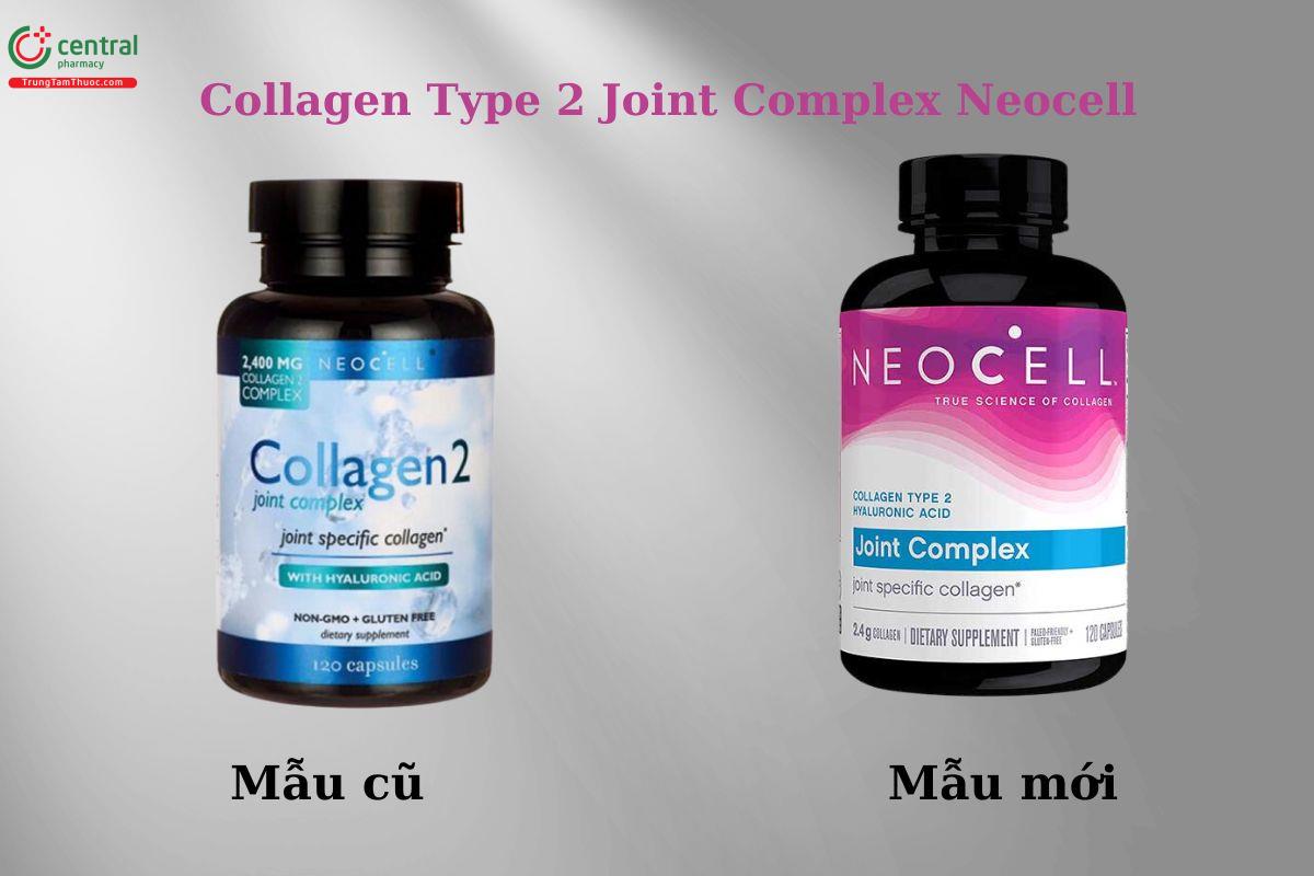 Collagen Type 2 Joint Complex Neocell mẫu mới - cũ