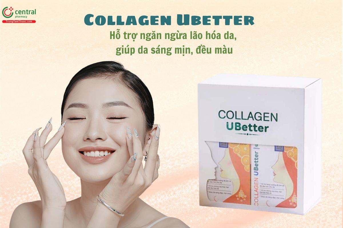 Collagen Ubetter làm chậm lão hoá da, giúp da trắng sáng, mịn màng