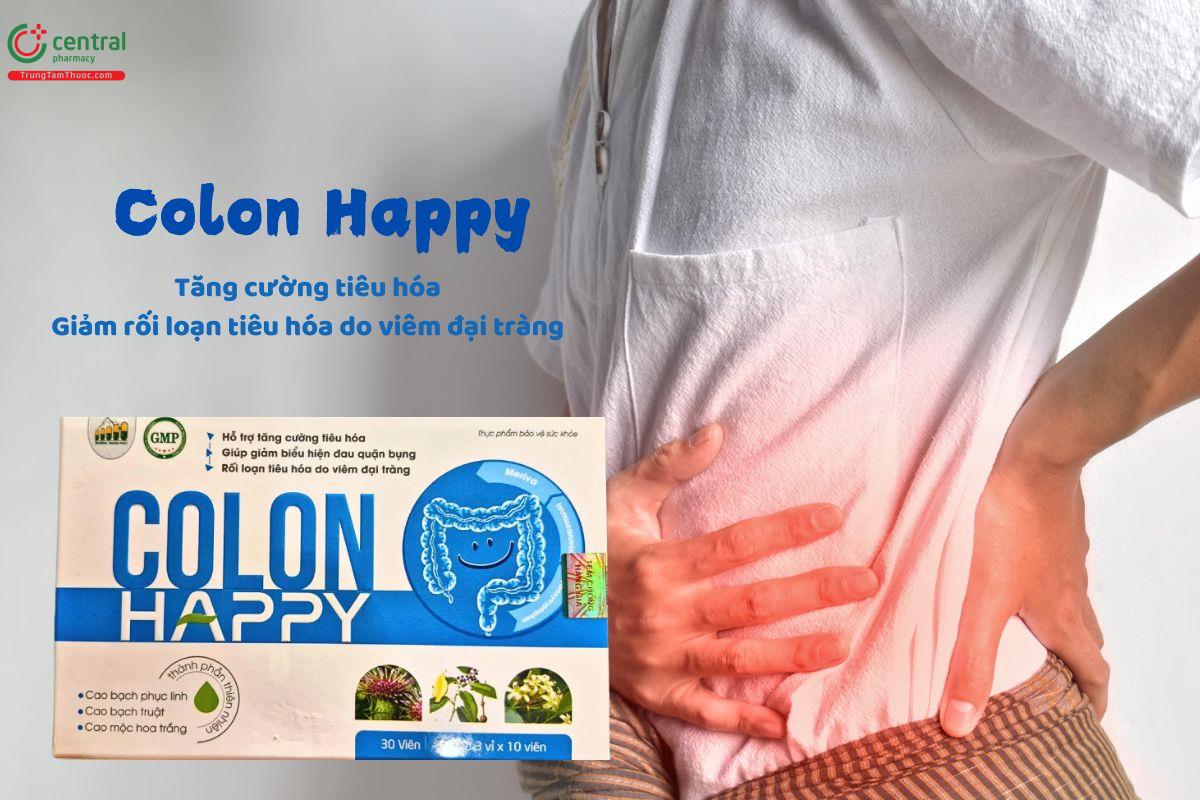 Colon Happy - Tăng cường tiêu hóa, giảm triệu chứng viêm đại tràng