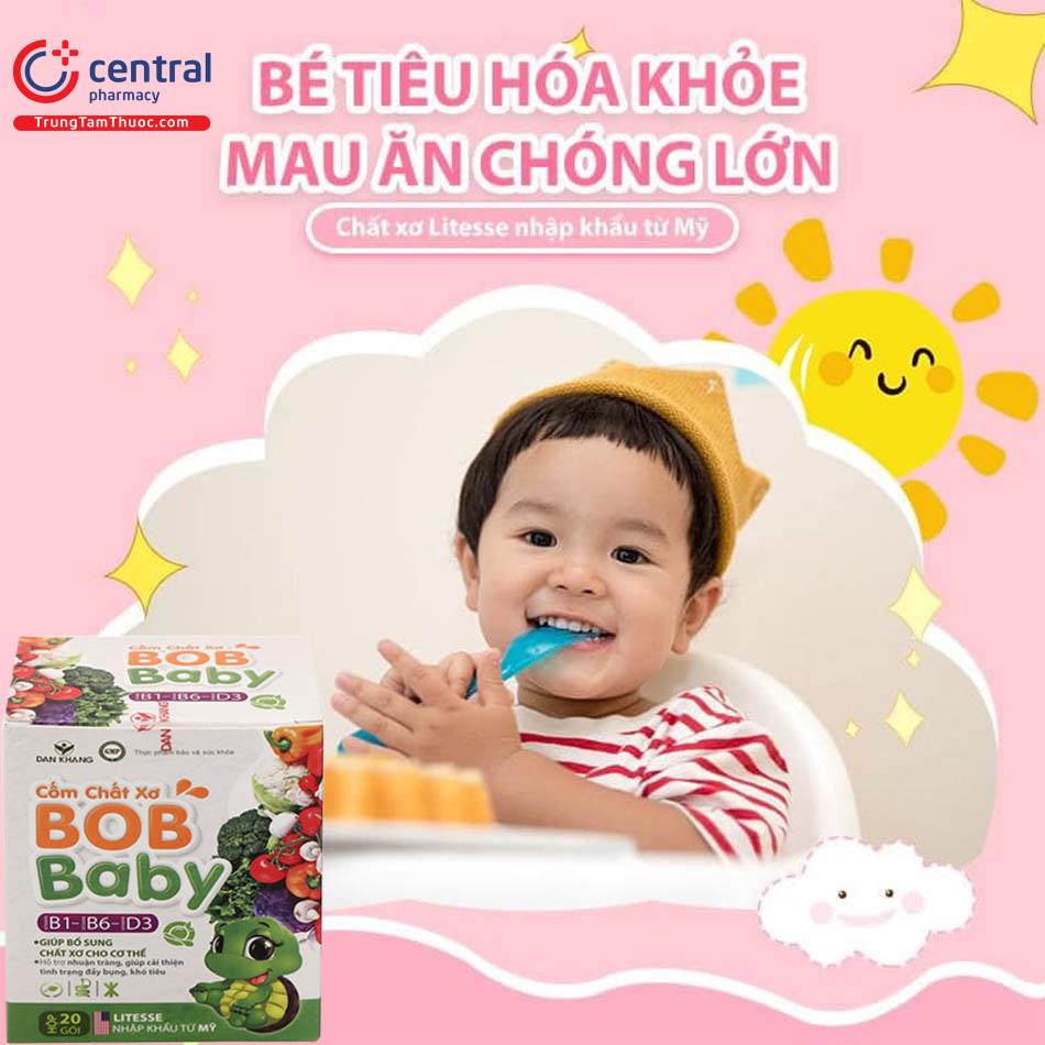 Cốm Chất Xơ BobBaby kích thích ăn ngon