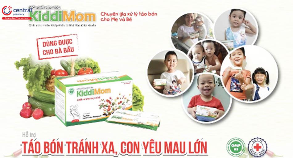 Hình 3: Có Kiddimom - Táo bón chẳng cản trở bé yêu khôn lớn