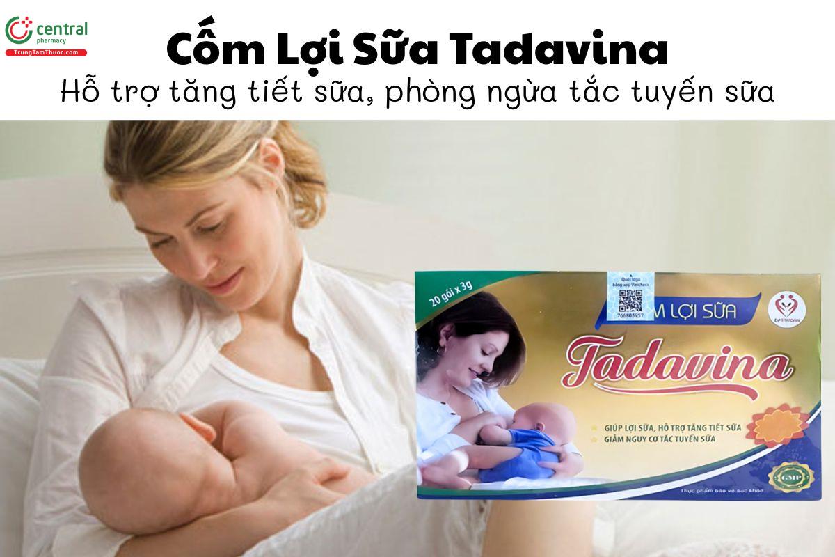 Cốm Lợi Sữa Tadavina - Hỗ trợ tăng tiết sữa, phòng ngừa tắc tuyến sữa