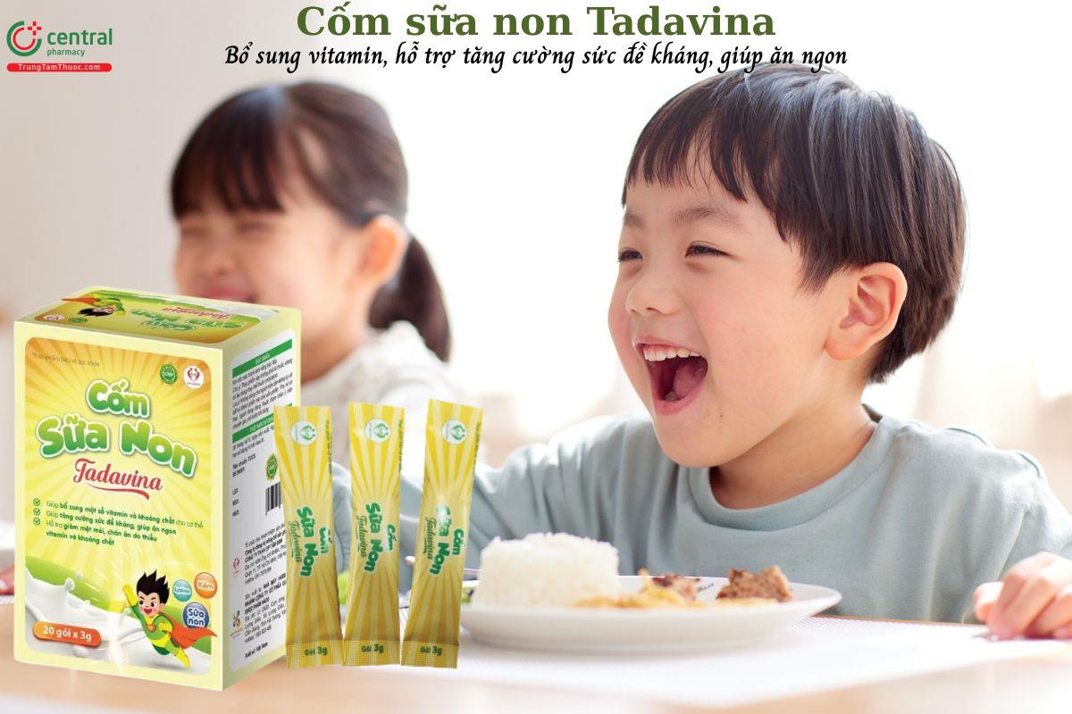Cốm sữa non Tadavina - Hỗ trợ tăng cường đề kháng, giúp ăn ngon, giảm mệt mỏi
