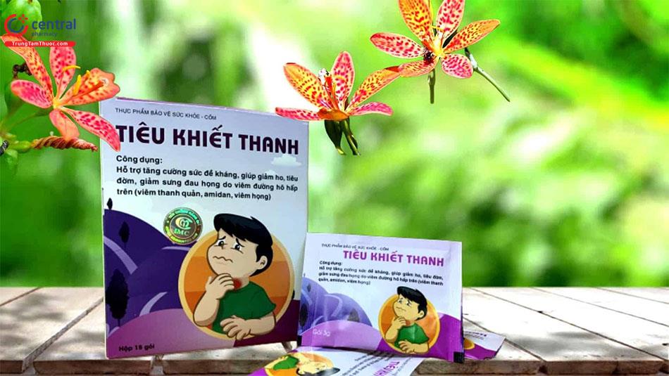 Cốm Tiêu Khiết Thanh hỗ trợ giảm ho