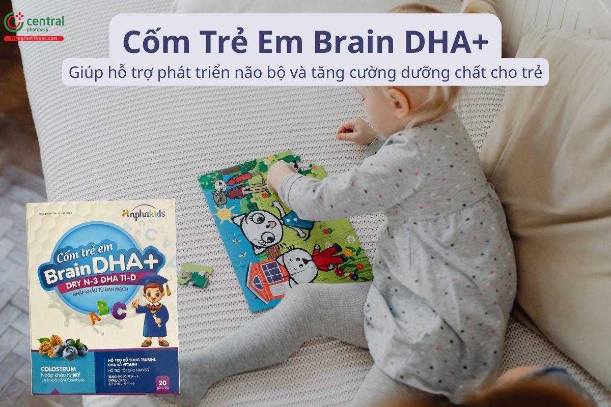 Cốm Trẻ Em Brain DHA+ hỗ trợ phát triển não bộ cho trẻ