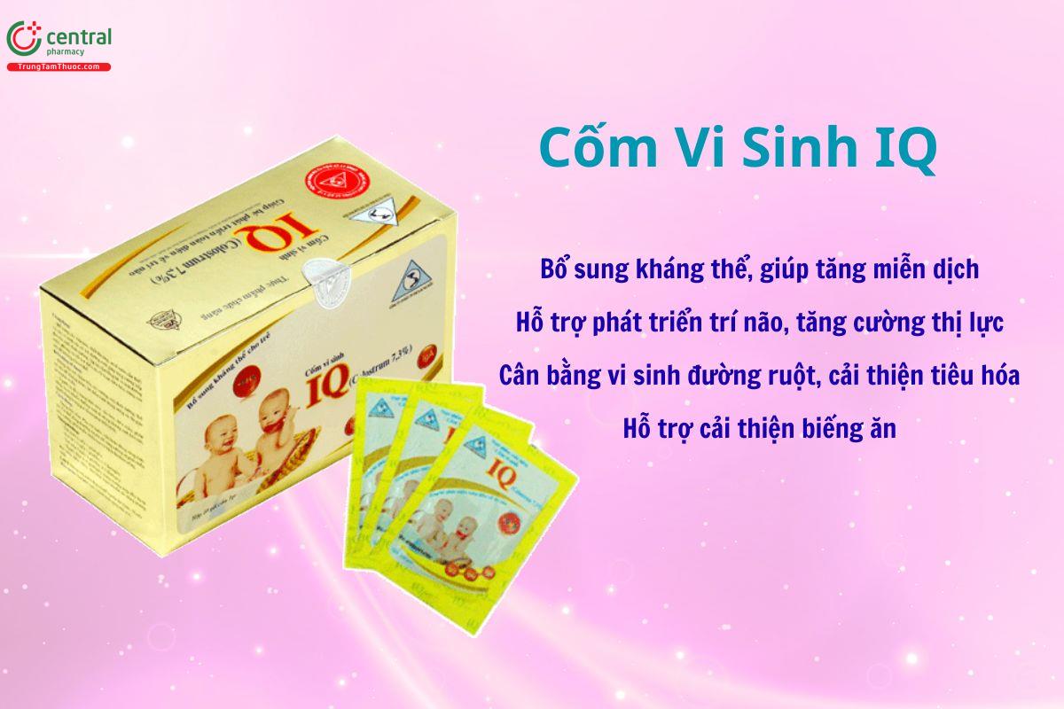 Cốm Vi Sinh IQ - Tăng hấp thu dưỡng chất, tăng cường miễn dịch
