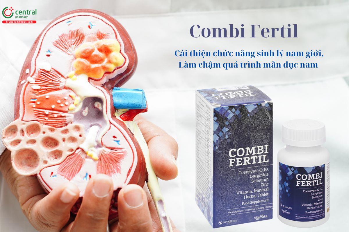  Combi Fertil - Tăng cường sinh lý nam, làm chậm mãn dục