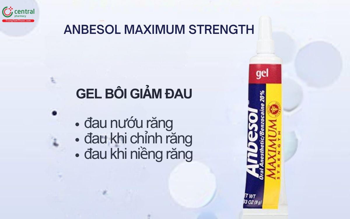 Tác dụng của thuốc Anbesol