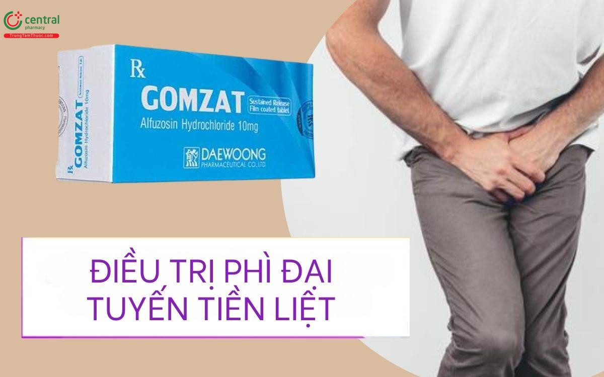 Tác dụng của thuốc Gomzat 10mg