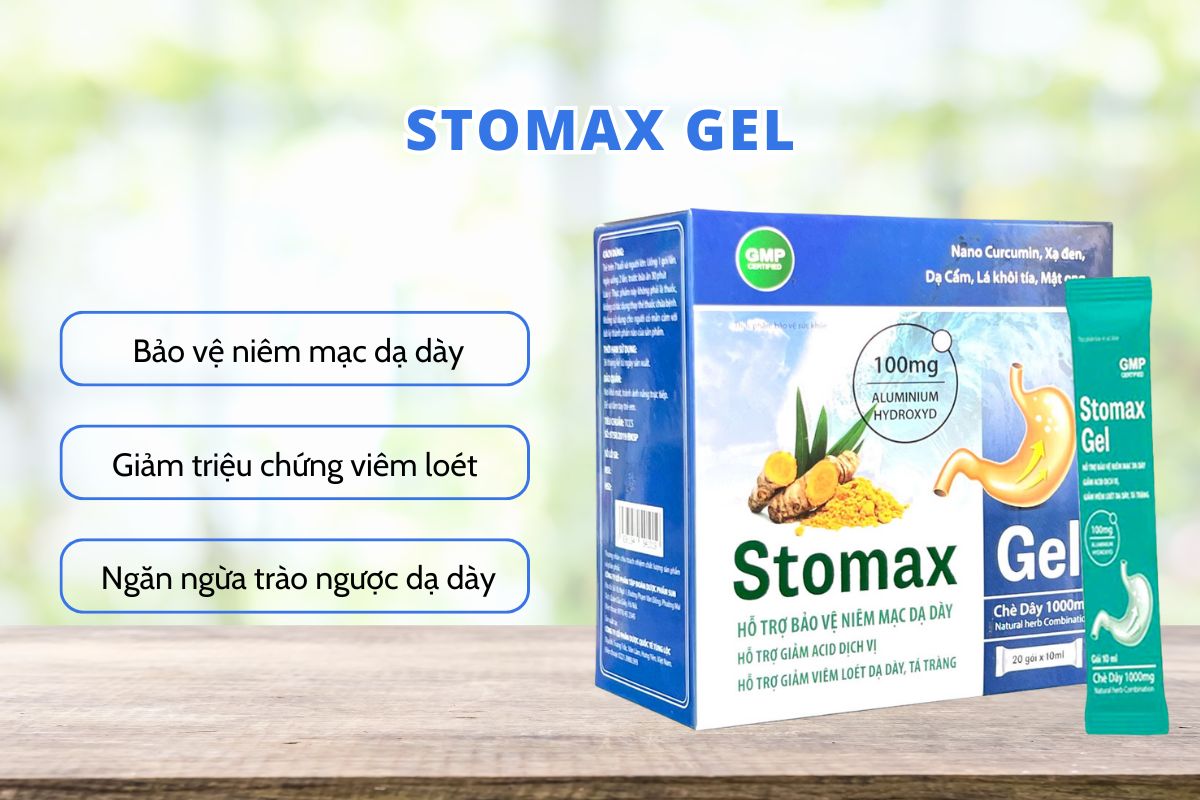 Công dụng của Stomax Gel 