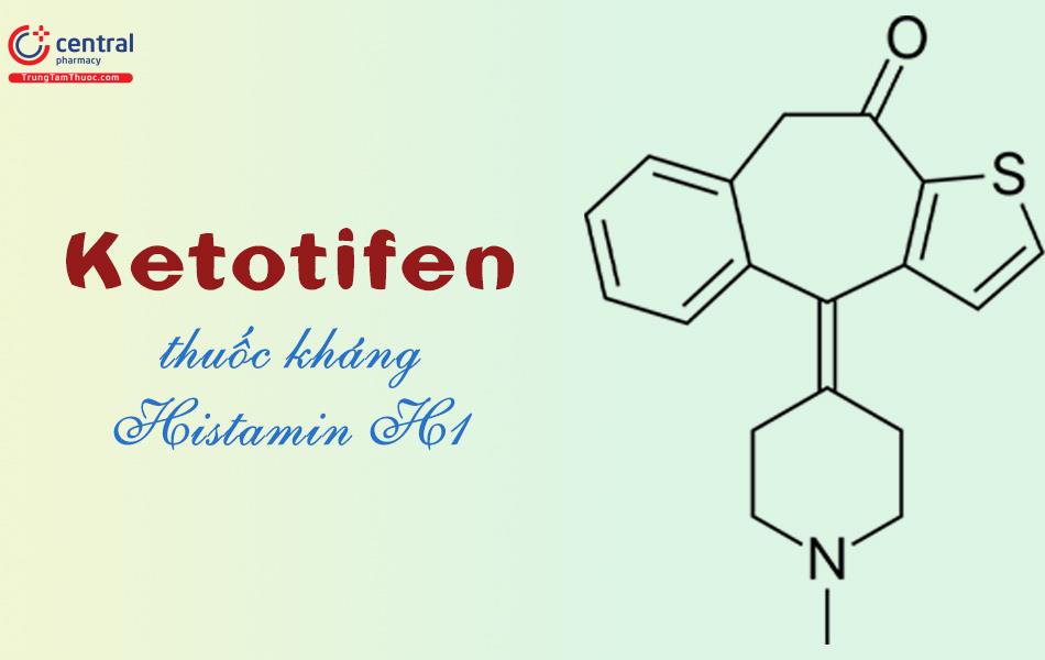Công thức cấu tạo của Ketotifen